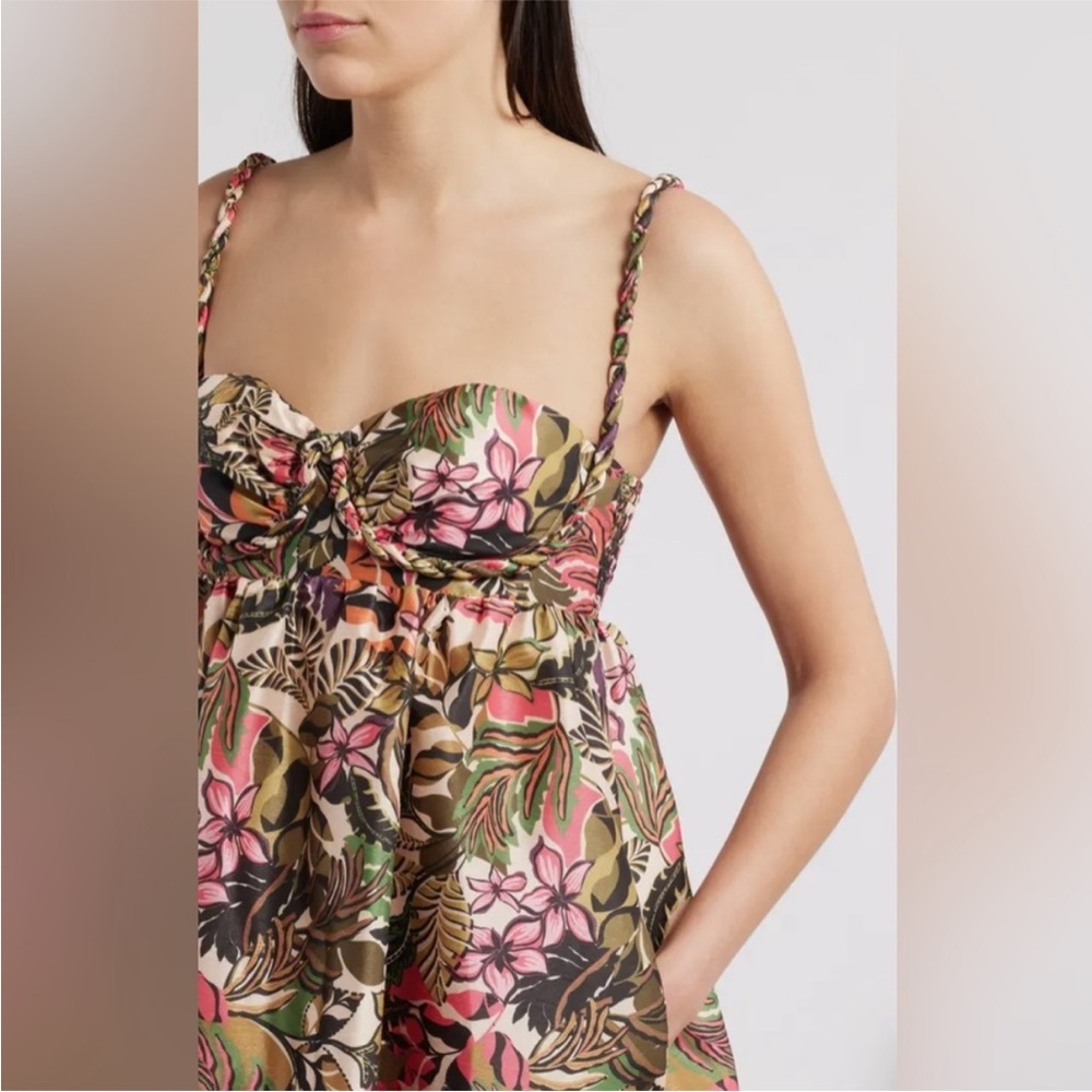 New Hutch Twist Strap Sleeveless Midi dress - Picture 2 of 14